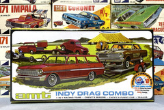 AMT/ROUND2 “INDY DRAG COMBO” NOVA F/C 3in1 KIT#AMT1520 1/25 BRAND NEW RE-RELEASE