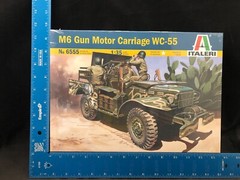 Italeri M6 Gun Motor Carriage WC-55 1:35 Scale Plastic Model Kit 6555 NISB