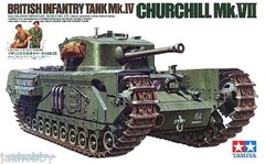 Tamiya 35210 1/35 Model Kit British Infantry Tank Mk.IV A22 Churchill Mk.VII