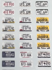 Gofer Racing 1/24 License Plate Waterslide Decals 11001-R