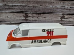 AMT Rescue 911 Ambulance Van Plastic Model Parts Builder Junkyard
