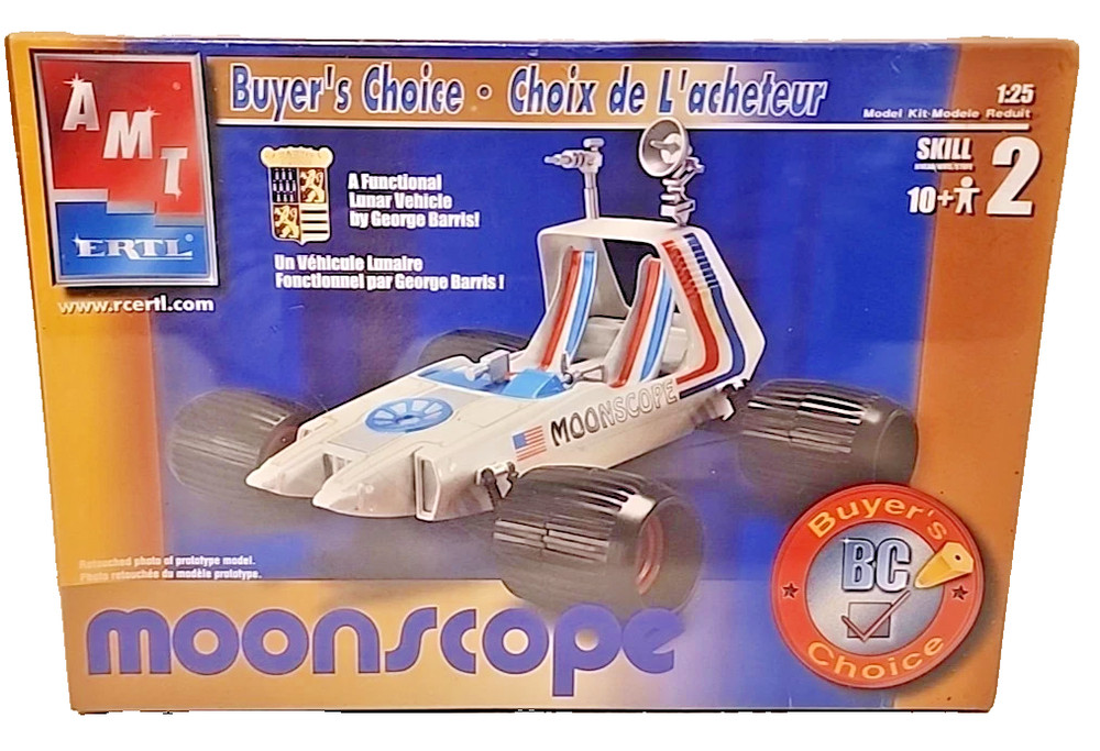 AMT 1/25 SCALE BUYER’S CHOICE ” ‘GEORGE BARRIS’ MOONSCOPE ” PLASTIC KIT # 31565