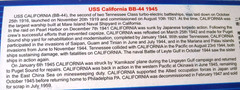 1/700 Trumpeter WWII US Navy USS California BB 44 “1945” PE & Clear Parts #05784