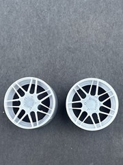 1:24, 1/25 Scale resin 3d Printed Wheel Set For Scale Modeling