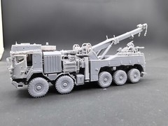 unassembled1/72/87/144 Germany Rheinmetall MAN HX45M*10X10 Rescue Crane ModelKit
