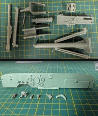 1/6 WWII Willys Jeep Cast Resin Model Kit With Opening Hood and Engine Detail