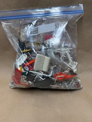 MISC 1 POUND Bag Model Car Truck Parts LOT Frame Body Motors Interior READ DSC