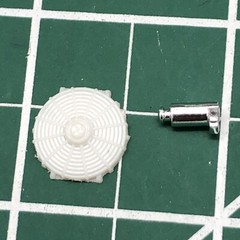 Electric Fan W Overflow Tank Drag Race Gasser Hot Rod 1:25 SeRch LBR Model Parts