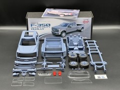 1/25 2023 Ford F-350 SD Dually Truck Resin Model Kit with, Clear Parts & Tires