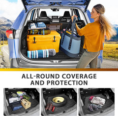 Trunk Mat for Toyota RAV4 2019-2025 Accessories(Include Hybrid&Gasoline), All We