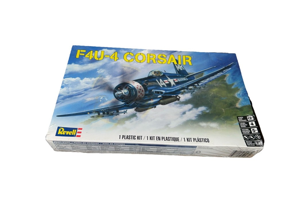 New Sealed Revell 1/48 F4U-4 Corsair Airplane Aircraft Model Kit
