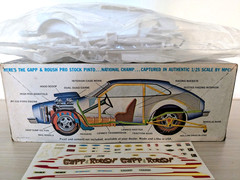 *RARE! ORIGINAL VINTAGE MPC GAPP & ROUSH’S PINTO PRO STOCK DRAG KIT *SEALED BAG!