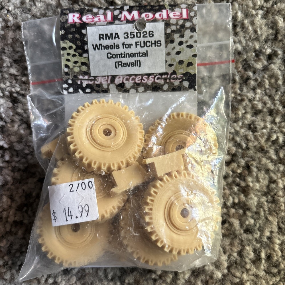 Real Model Rma 35026 Wheels For Fuchs Continental Revell