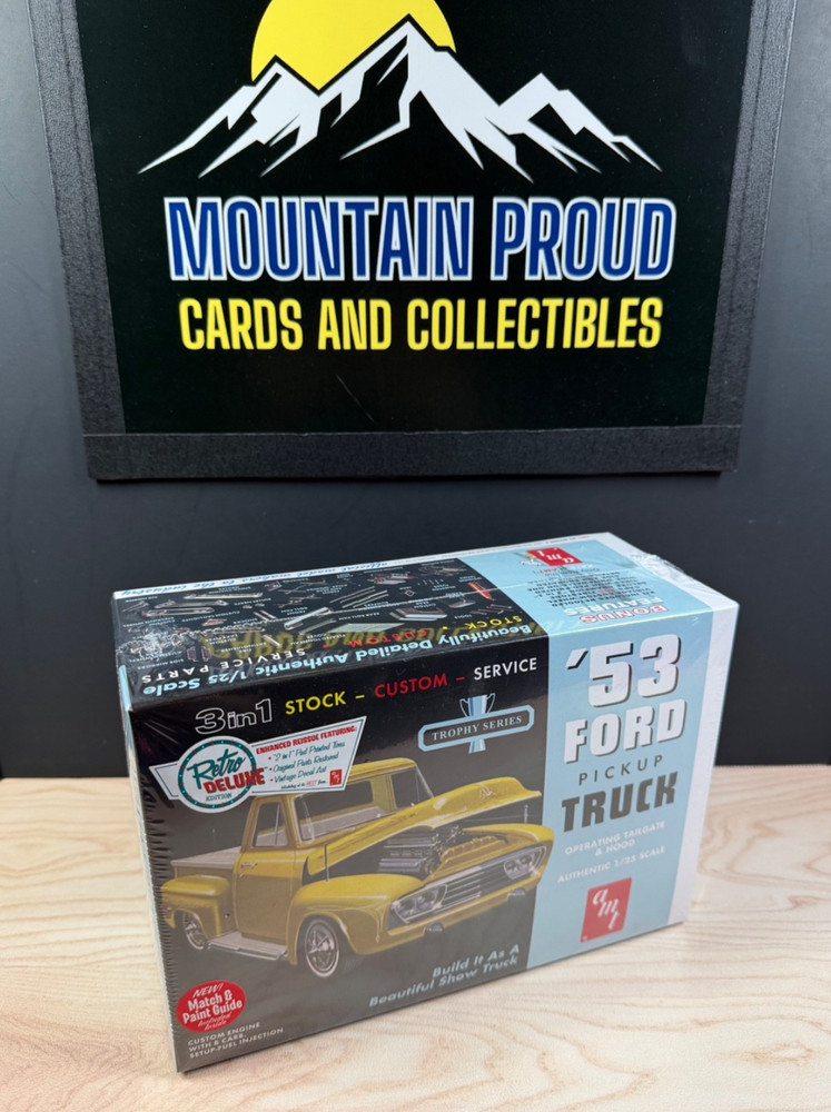 AMT ’53 FORD PICKUP TRUCK 3n1 TROPHY SERIES 1:25 SCALE KIT #AMT882 SEALED NIB