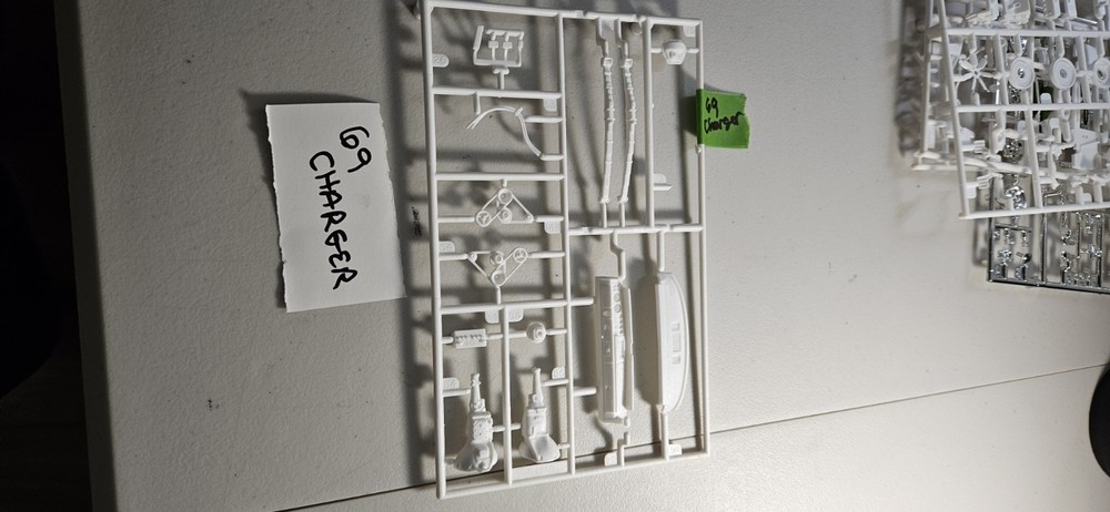 MODEL CAR 69 CHARGER PARTS TREE