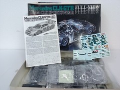 Full View TAMIYA 1/24 Mercedes CLK-GTR Team CLK Sportswear Model Kit 24206 Japan