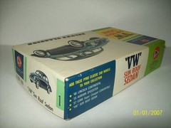 Original 1/24 PYRO Volkswagen Sedan with extra complete Surf Buggy body. Unbuilt