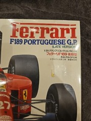 Tamiya 1:20 Scale Ferrari F189 Portuguese GP Version Model Kit # 20024 G.Berger
