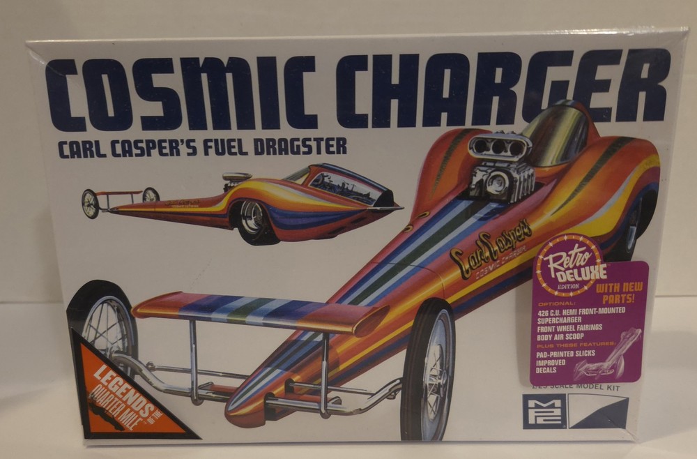 MPC COSMIC CHARGER Carl Casper’s FUEL DRAGSTER Kit 826 FACTORY SEALED 1/25