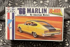*SUPER RARE! *FACTORY-SEALED VINTAGE JO-HAN “1966 AMC MARLIN HT” Model Kit *NIB!