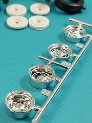 Revell AMT Ertl Monogram MPC 1/24 Scale Custom Chrome Wheels & Tires Street Rod