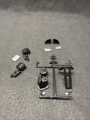 Monogram Iroc-Z Camaro 1/8 Model Kit 2610 Mirrors Brake Booster AC Box Support