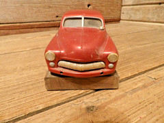 Vintage 1940-50’s MERCS FOREVER On Wood Plate Mercury Car Model Kit – Parts!