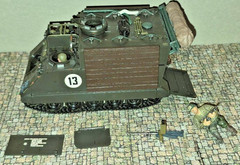 Tamiya 1:35 WWII us army military personnel carrier vehicle custom built model