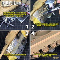 Alexen Model Corrosion and Stain Template Leakage Spray Plate for Assembly Model
