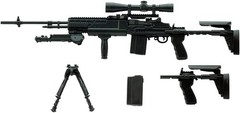 TomyTec Little Armory 1/12 M14EBR-RI SEMI-AUTO LA062 Plastic Model Kit