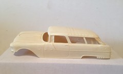 All American Models Resin 1955 Pontiac Safari Station Wagon + Donor Parts 1:25