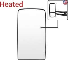 High Soar Door Main Mirror Glass Upper for Kenworth T680 T880 2013-2019,Mirror