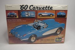 Revell 60 Corvette 1/25 Scale Model Kit H-1203 Factory Sealed Sports NOS B16