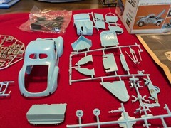 Vintage Revell Swindler ll 1941 Willys Gasser Coupe model kit 1970 issue Open