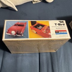 MONOGRAM 1956 FORD T-BIRD 1/24 Scale Kit #2289 Molded In Red -Factory Sealed NIB