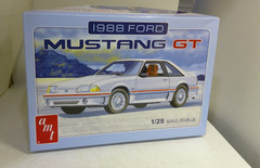 AMT 1216M 1988 Ford Mustang GT 5.0 Plastic Model Kit – MISSING CLEAR PIECES
