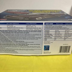 Monogram 1/24 1958 Ford T Bird Convertible 2in1 Kit Model Kit Includes