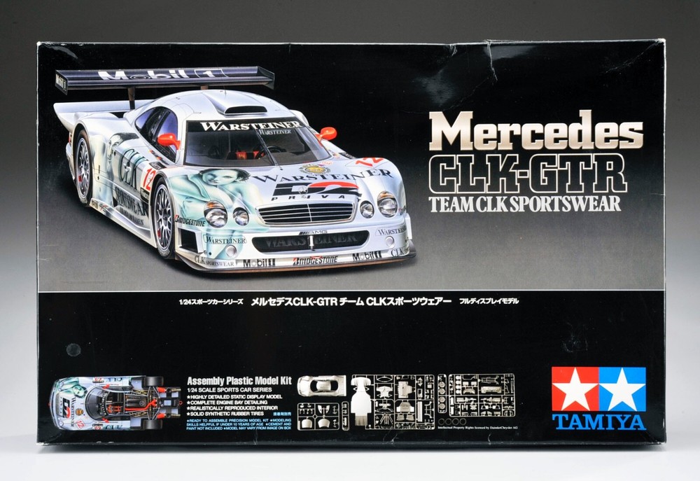 Vintage 2006 TAMIYA 1/24 Scale Mercedes -Benz CLK-GTR