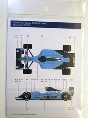 Decalpool 1:20 Scale Leyton House CG901B F1 1990 Decal Sheet DP336 suit Tamiya