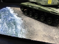 1/35 Scale Military Diorama Base Terrain Display Model Soldiers Figures Diecast