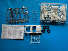 LOT OF 3 1957 CHEVY CORVETTE MODEL KITS 2 AMT ERTL 1/25 SCALE 1 MONOGRAM 63 TOO!