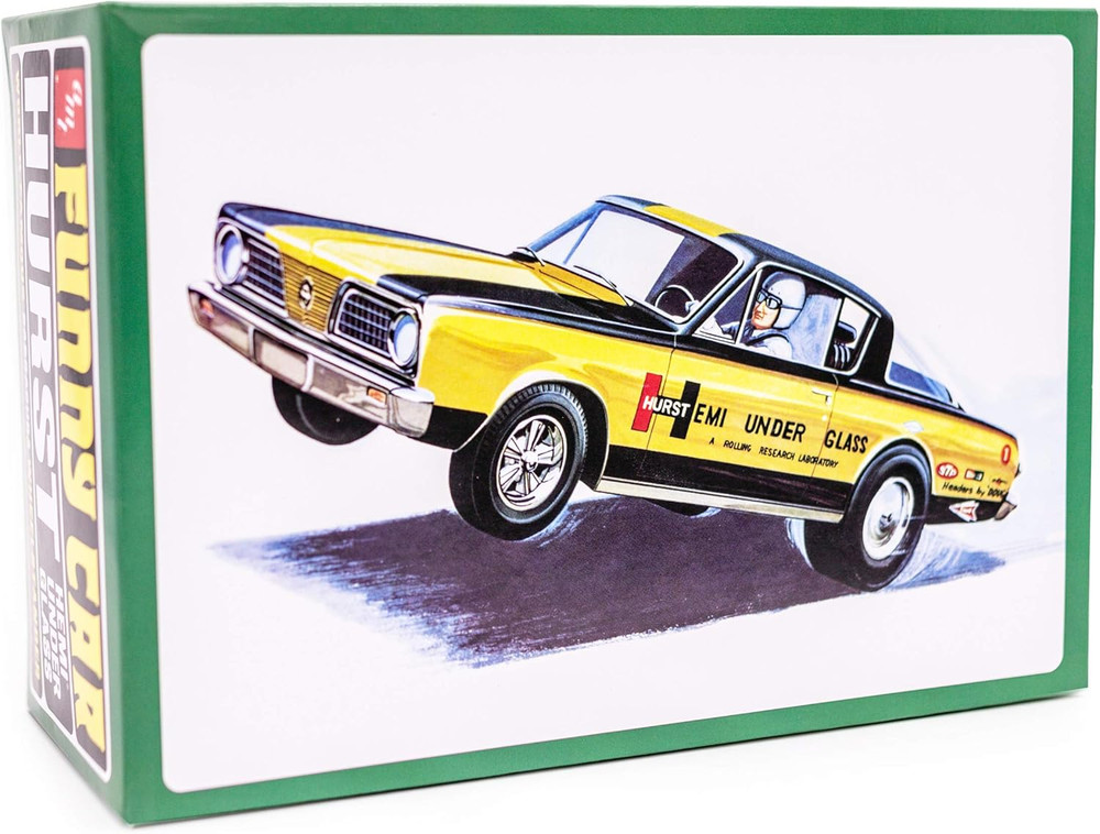Skill 2 Model Kit 1966 Plymouth Barracuda Funny Car Hemi under Glass 1/25 Scale