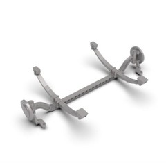 1:25 3d Printed Gasser I Beam Axle Leaf Spring Front End Set. (unchromed)