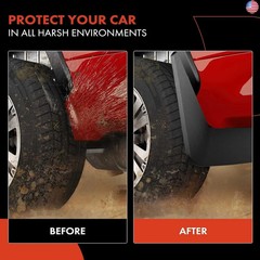 A-Premium Set of 4 Mud Flaps Splash Guards Compatible with Chevy Colorado (not