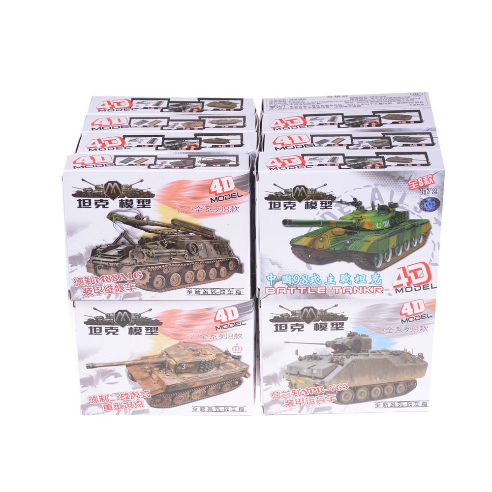 4D 1/72 Tanks Plastic Assembly Model Tanks Toy LJ.c3RJUSZMCA.t2