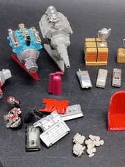 Vintage Model Car Auto Shop 1/24-1/25 Plastic Model Lot Tools Engines Lot Set