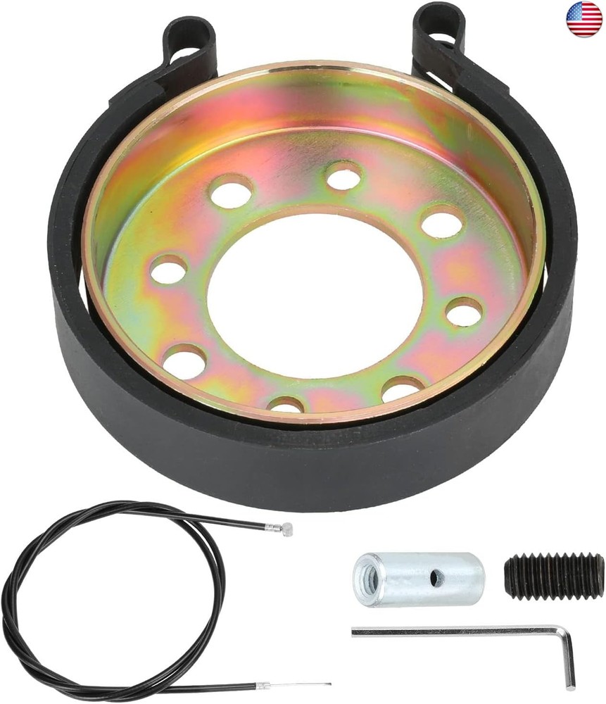 GREHUA 4″ Rear Drum Brake Band & Cable Kit for Manco Bandit Critter 1492