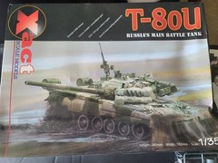 Xact Scale Models 35001 T-80U Russia’s Main Battle Tank Kit 1/35 Sealed Parts