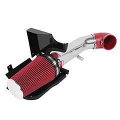 4 Inch Performance Cold Air Intake Filter Kit with Shield for 99 Silver & Red