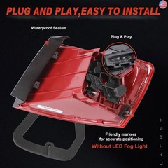 Tail Light Assembly Outer Compatible with 2011-2018 Volkswagen Jetta Left